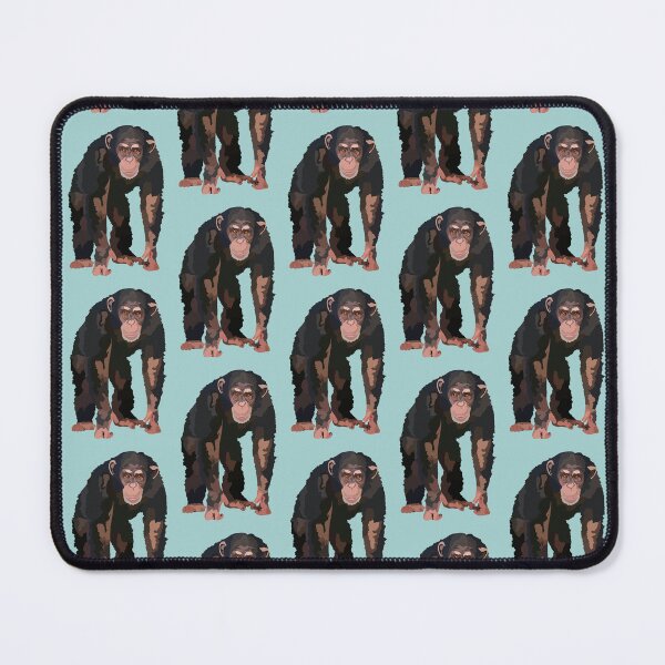 Item preview,  C is for Chimp,Chimpanzee Artwork – Detailed Chimp Illustration and Wildlife Design designed and sold by PrettylittlepastelUk.