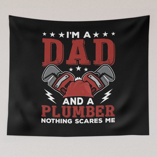 Item preview, I'm A Dad And Plumber Nothing Scares Me Shirt, Plumber Dad Shirt, Funny Plumbing Shirt, Gift For Professional Plumber, Awesome Plumber Shirt designed and sold by aymob.