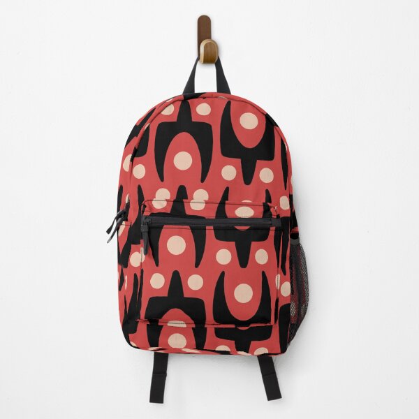 Item preview, Mid Century Modern Abstract Pattern 832 Black and Red designed and sold by tonymagnerart.
