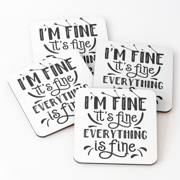 Item preview, Its fine im fine everything is fine designed and sold by AdelDa19.