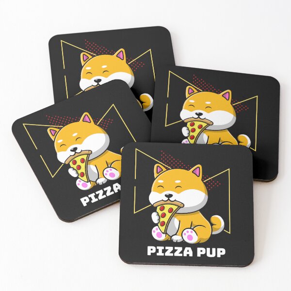 Item preview, Dog Eating Pepperoni Pizza Slice Pup designed and sold by TheWildFlix.