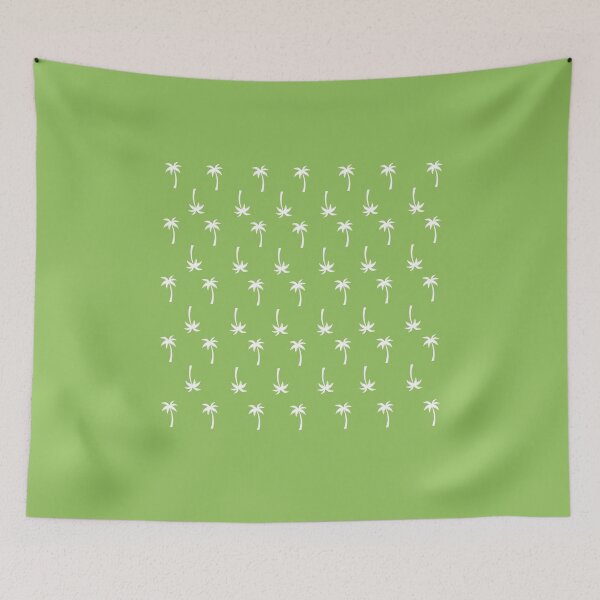 Item preview, Pattern with palms Pillow designed and sold by paolboa.