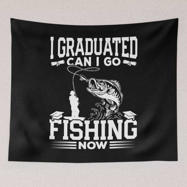 Artikelvorschau, Ich graduierte, kann ich jetzt fischen gehen, Shirt, graduiertes 2022-Shirt, Angelhemd, Fischer-Abschlusshemd, Angelliebhaberhemd, Fischergeschenk entworfen und verkauft von aymob.