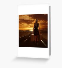 Road Greeting Card