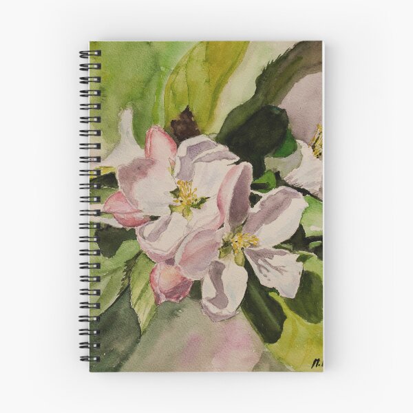 Item preview, Apple Blossom Watercolour Painting designed and sold by Monika's Painting.