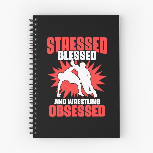 Item preview, Stressed Blessed Funny Wrestling Sports Humor For Wrestler  designed and sold by Nessshirts.