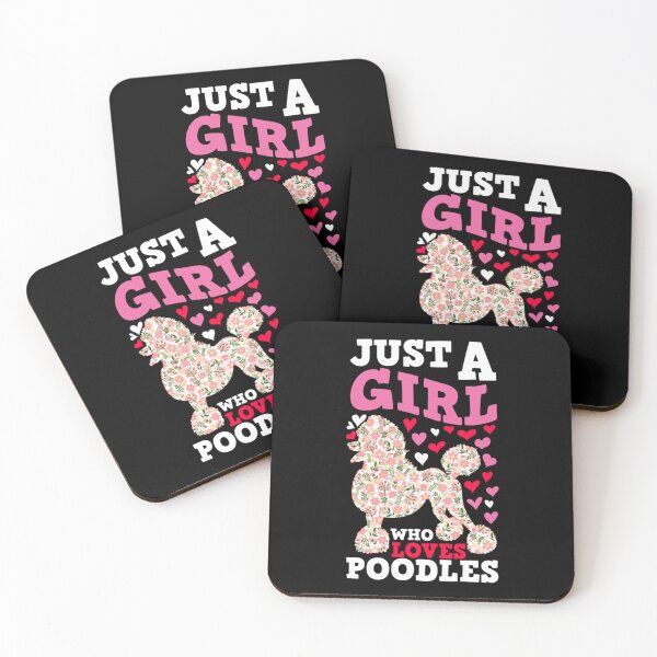 Item preview, Just A Girl Who Loves Poodles Funny Poodle Mom designed and sold by DrewDzung.