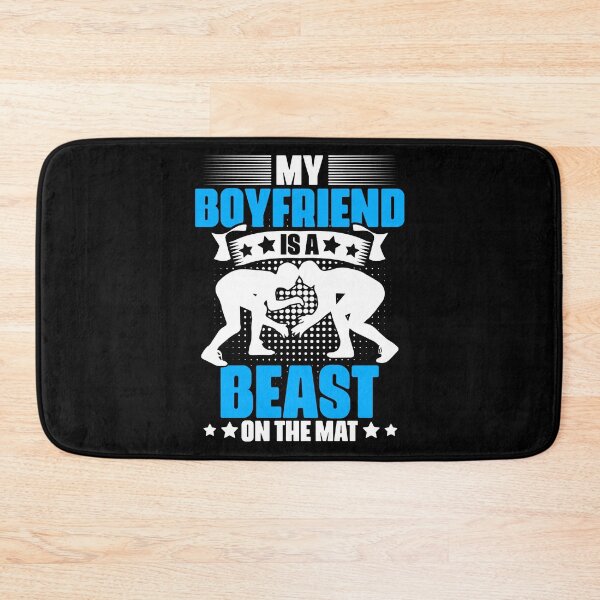 Item preview, My Boyfriend Is A Wrestler Funny Wrestling Fan Humor Lover designed and sold by Nessshirts.