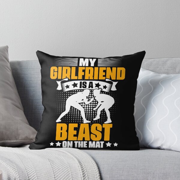 Item preview, My Girlfriend Is A Wrestler Funny Wrestling Fan Humor Lover designed and sold by Nessshirts.