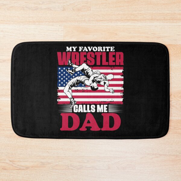 Item preview, My Favorite Wrestler Calls Me Dad Patriot Wrestle Wrestling designed and sold by Nessshirts.