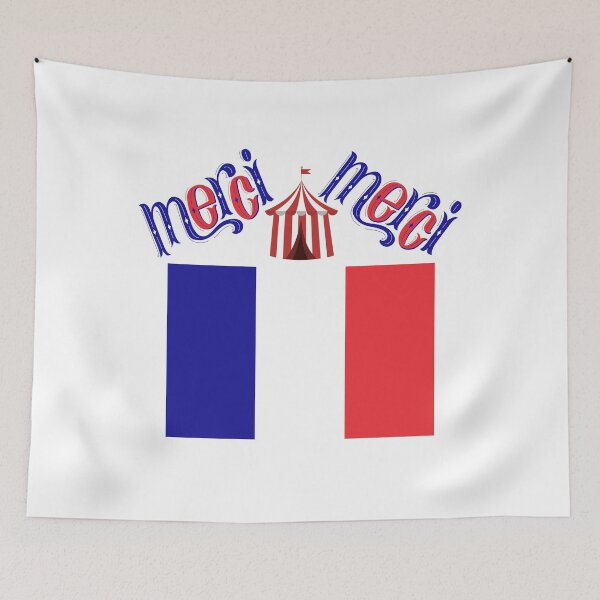 Item preview, Merci - French - Circus designed and sold by boomantique.