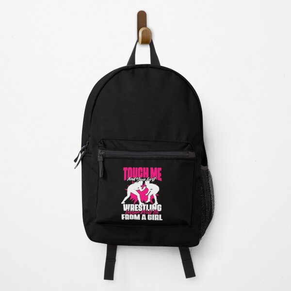 Item preview, Touch Me And Your First Wrestling Lesson Funny Girl Wrestler designed and sold by Nessshirts.