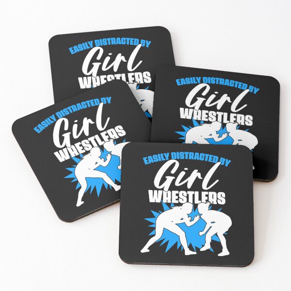 Item preview, Easily Distracted Funny Wrestling Sports Humor For Wrestlers designed and sold by Nessshirts.