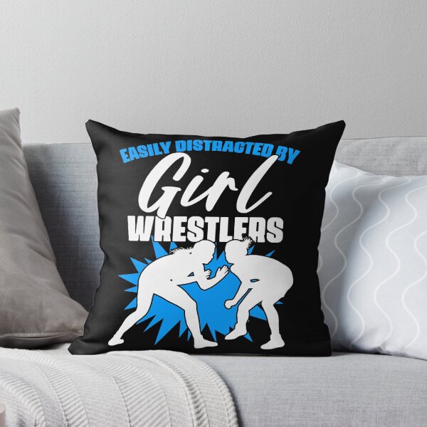 Item preview, Easily Distracted Funny Wrestling Sports Humor For Wrestlers designed and sold by Nessshirts.