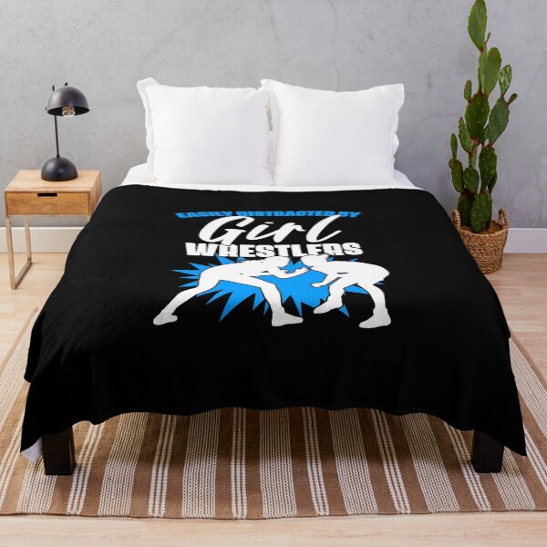 Item preview, Easily Distracted Funny Wrestling Sports Humor For Wrestlers designed and sold by Nessshirts.
