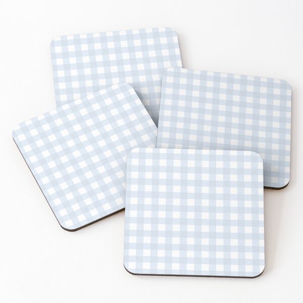 Item preview, Light Blue & White Gingham Pattern designed and sold by DirtyAngelFace Shop.