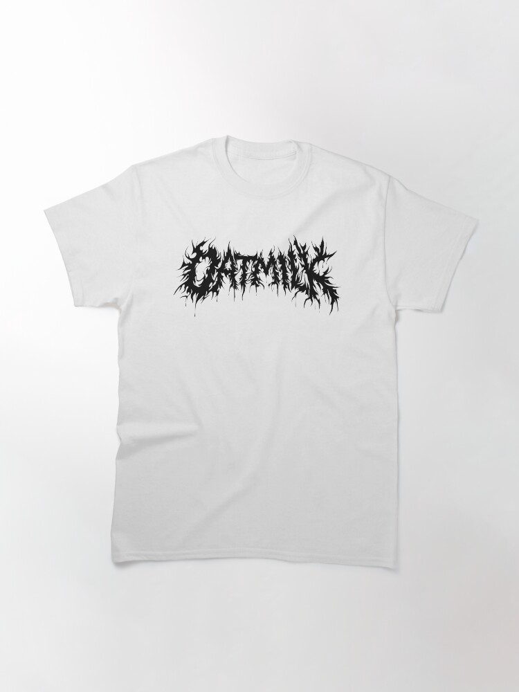 Thumbnail 3 of 7, Classic T-Shirt, Oat Milk Is Metal designed and sold by panikki.