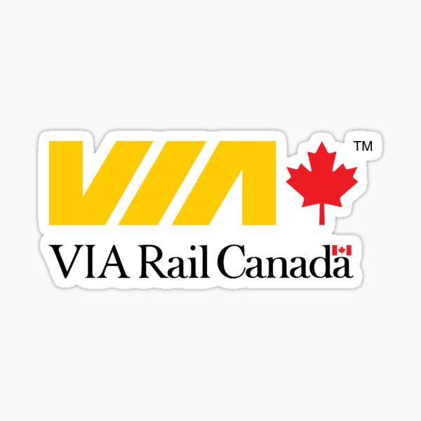 VIA Rail Canada Sticker