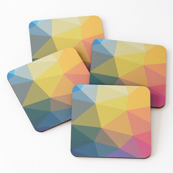 Item preview, Abstract geometric multicolor triangles designed and sold by cutecrazytshirt.