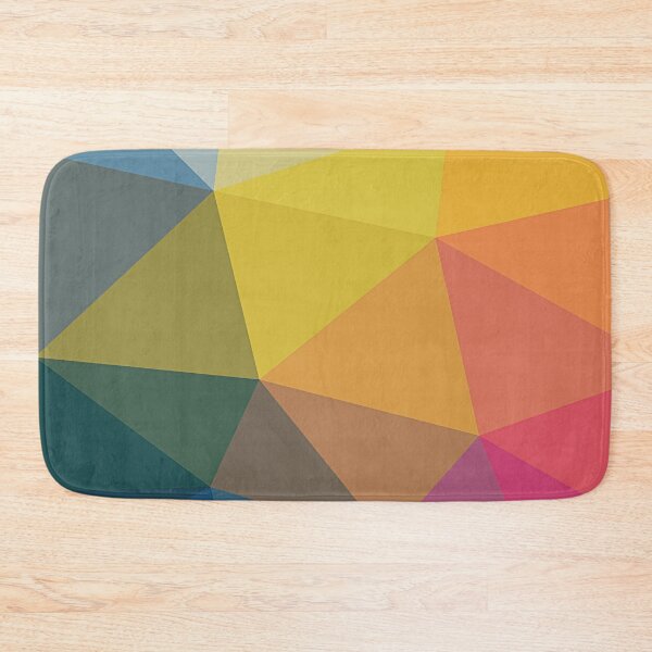 Item preview, Abstract geometric multicolor triangles designed and sold by cutecrazytshirt.