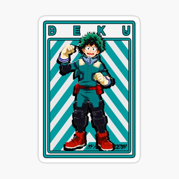 My Hero Academia Deku Sticker For Sale By Unchmunch Redbubble 