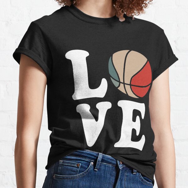 T-shirt Love Basketball - TenStickers