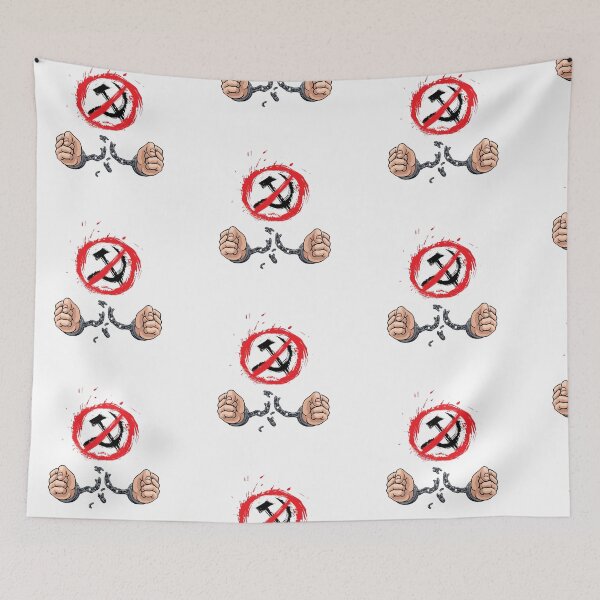 Item preview, NO COMMUNISIM! FIGHT FOR FREEDOM! designed and sold by CoolDesignUSA.