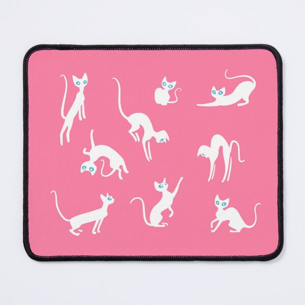 Item preview, Rexing Devon Rexes - cute cats on pink designed and sold by 7115.