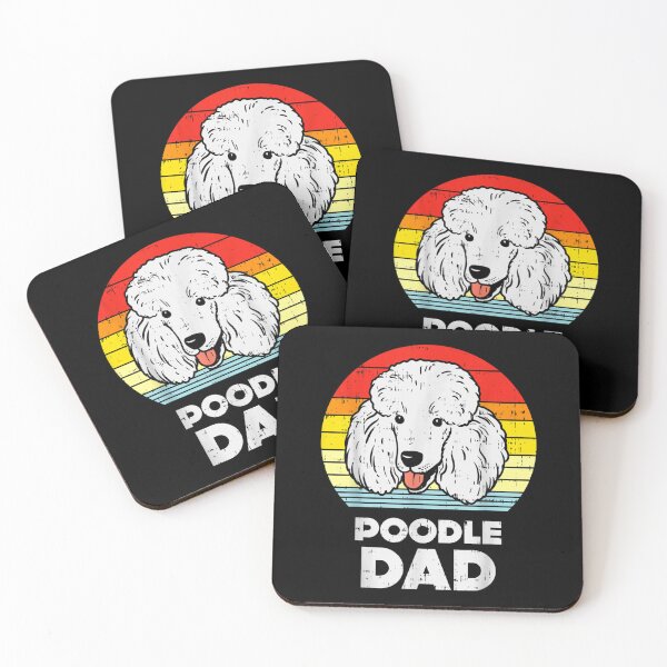 Item preview, Poodle Dad Sunset Retro designed and sold by DrewDzung.