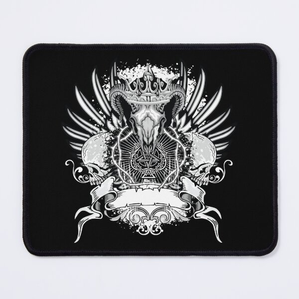 Item preview, Gothic Baphomet Satanic 666 pentagram designed and sold by nueschka.