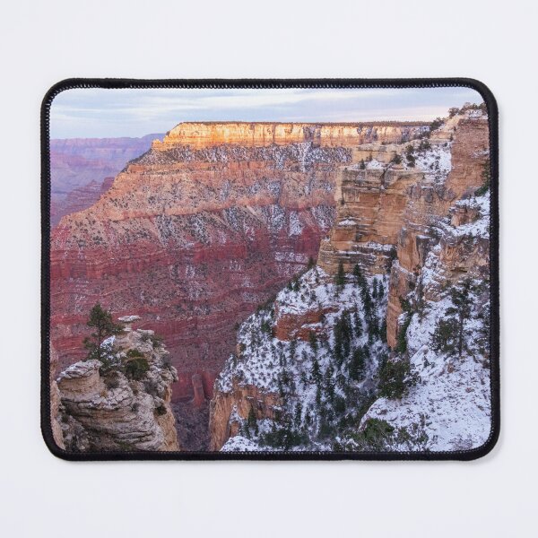 Item preview, Grand Canyon South Rim At Sunset with Snow designed and sold by SafariByMarisa.