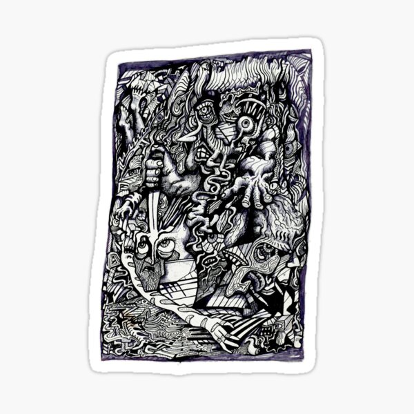 Alpha Warrior by Brian Benson Sticker