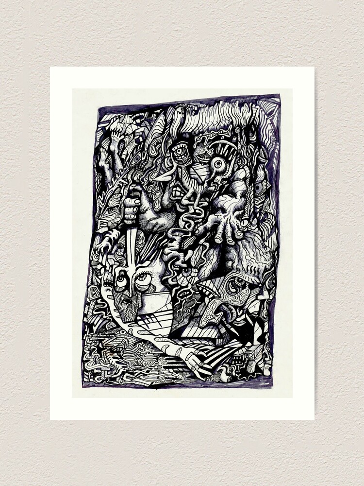 Alternate view of Alpha Warrior by Brian Benson Art Print