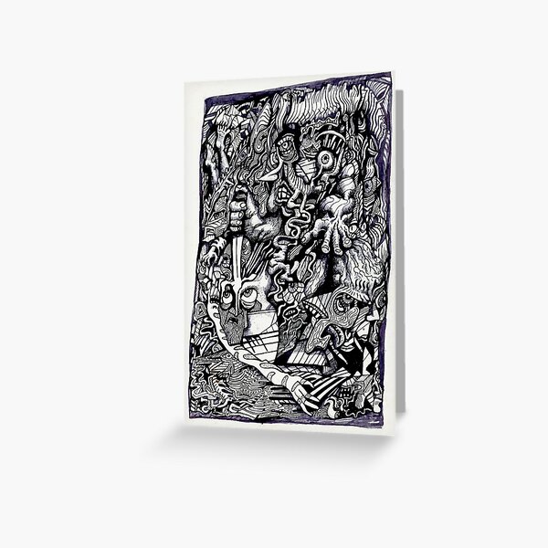 Alpha Warrior by Brian Benson Greeting Card
