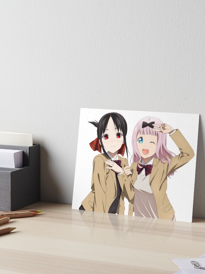 Kaguya & Shirogane - Kaguya Sama Art Board Print by Jen0v