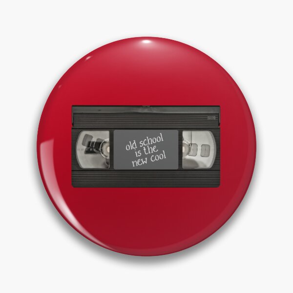 Item preview, Old School is the New Cool! VHS (on Red) designed and sold by epinkb.