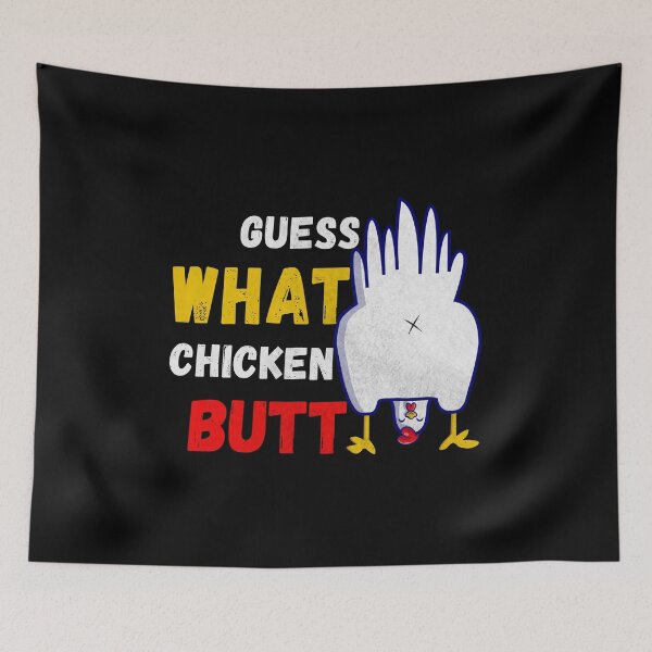 Item preview, guess what chicken butt funny joke designed and sold by Ssoufi.