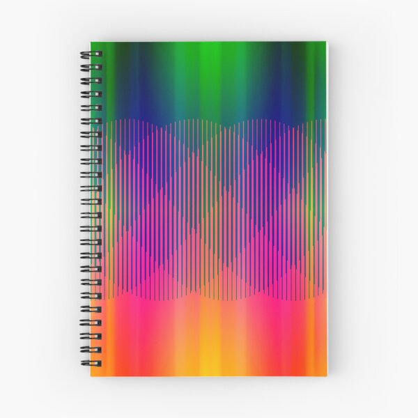Item preview,  PAINTING OF ABSTRACT PATTERNS WITH VERTICAL STRIPES IN RAINBOW COLORS. designed and sold by Ralek.