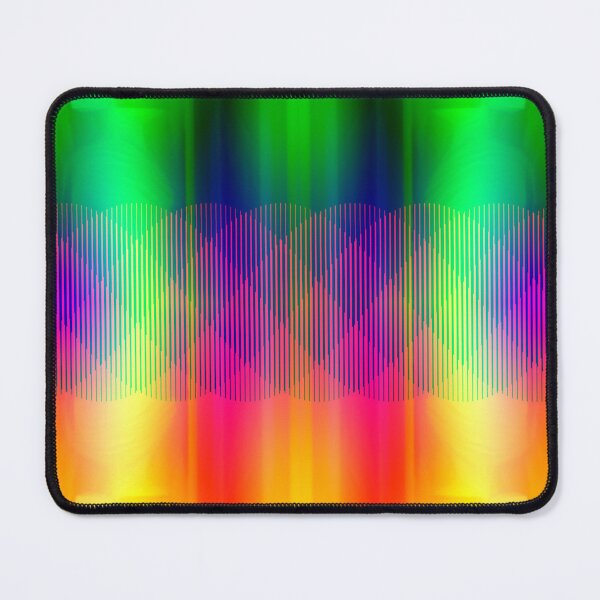 Item preview,  PAINTING OF ABSTRACT PATTERNS WITH VERTICAL STRIPES IN RAINBOW COLORS. designed and sold by Ralek.