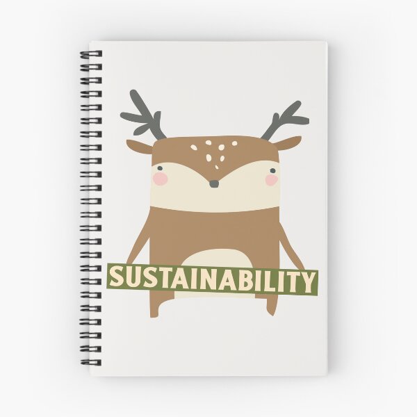 Item preview, Sustainability Brown And Beige Four Horned Antelope designed and sold by pixelplaza.