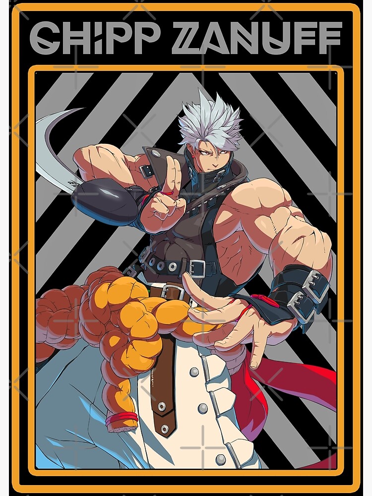 Guilty Gear Chipp Zanuff Poster For Sale By Recblack Redbubble