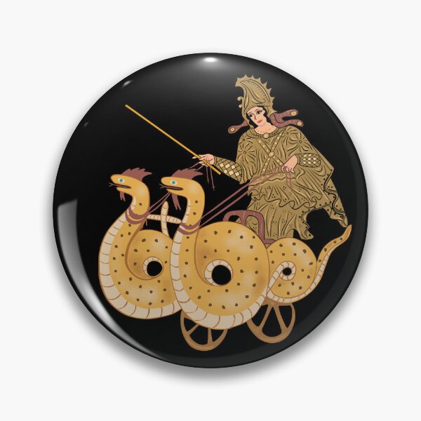 Item preview, Medea in her Chariot designed and sold by archaeologyart.