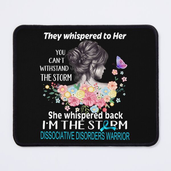 Item preview, Dissociative Disorders Warrior I'm The Storm Dissociative Disorders Awareness designed and sold by Hatjar.
