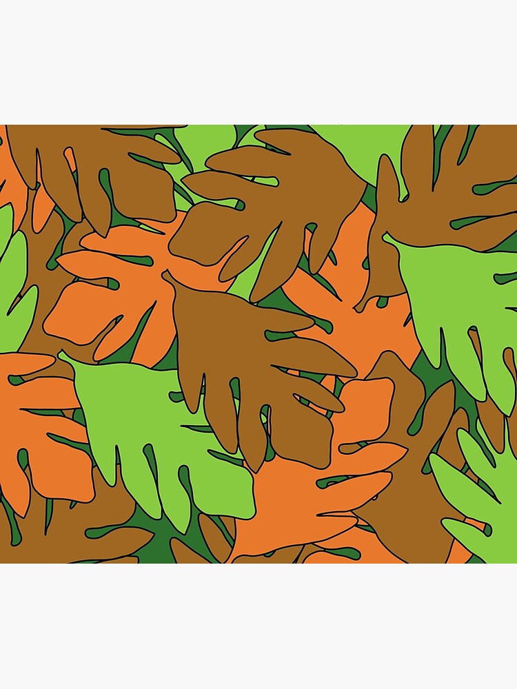 "&lsquo;Ulu Leaves with Dark Green Background" Poster for Sale by