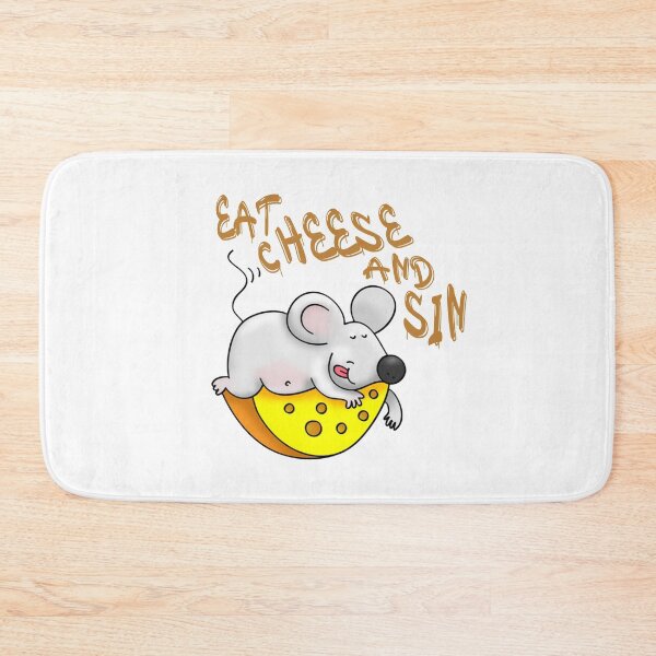 Item preview, Eat Cheese And Sin| Funny Rat  designed and sold by Karam Barakat.