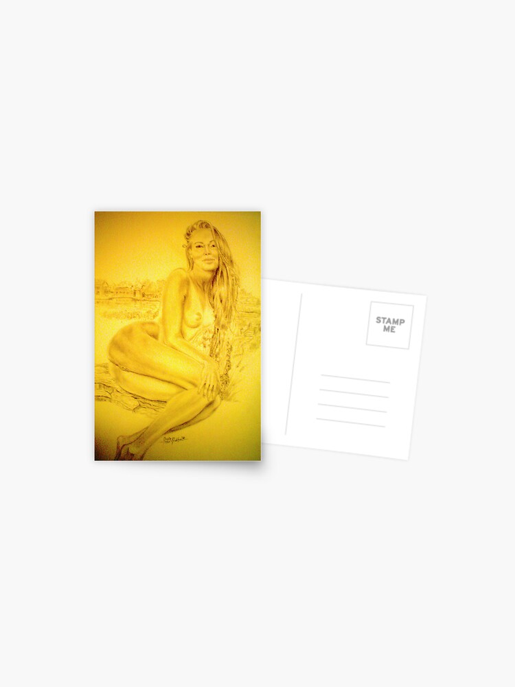 Thumbnail 1 of 2, Postcard, Aged Parchment Nude designed and sold by yesman.