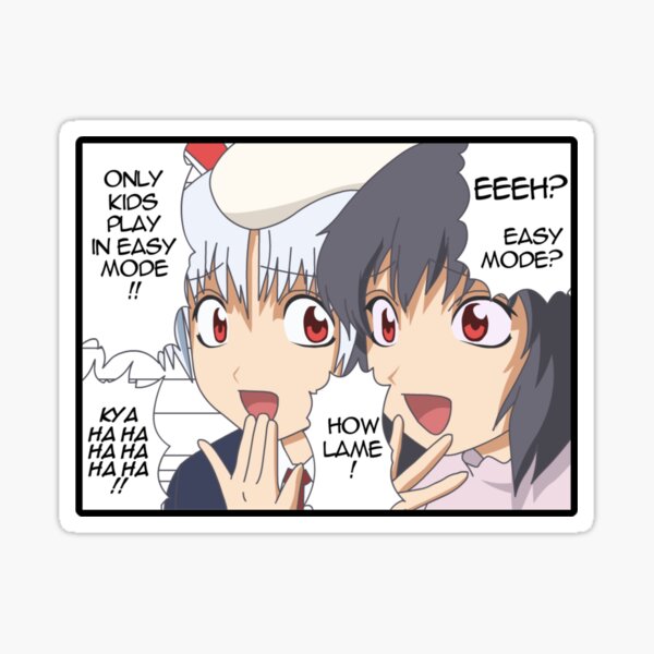 Touhou bunnies laugh at your lack of skills | Inaba Tewi, Reisen Udongein Inaba Sticker