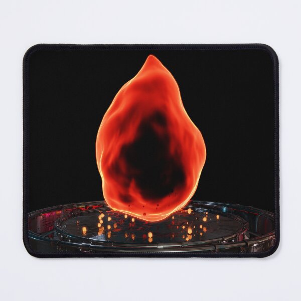 Artikelvorschau, Stilisiertes Feuer in Sci-Fi-Plattform entworfen und verkauft von CGShirts.