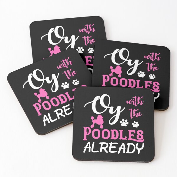 Item preview, Oy With the Poodles Standard Dog Lover Breed designed and sold by DrewDzung.