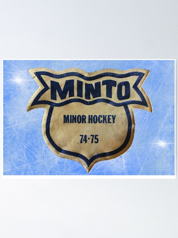 "Minto Minor Hockey ‘74‘75 Crest Ice" Poster for Sale by OMatix